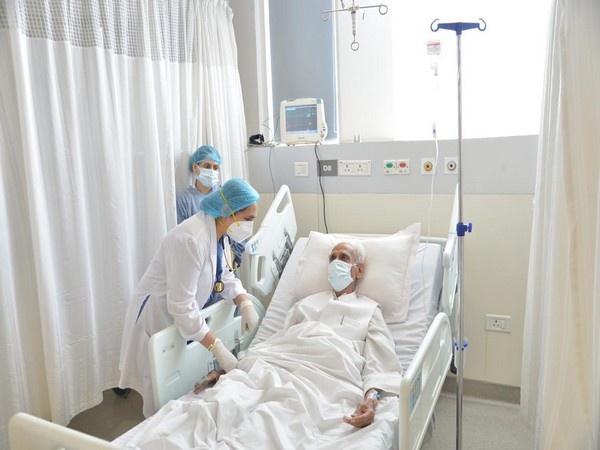 Visuals from Medanta hospital (Photo/ANI)