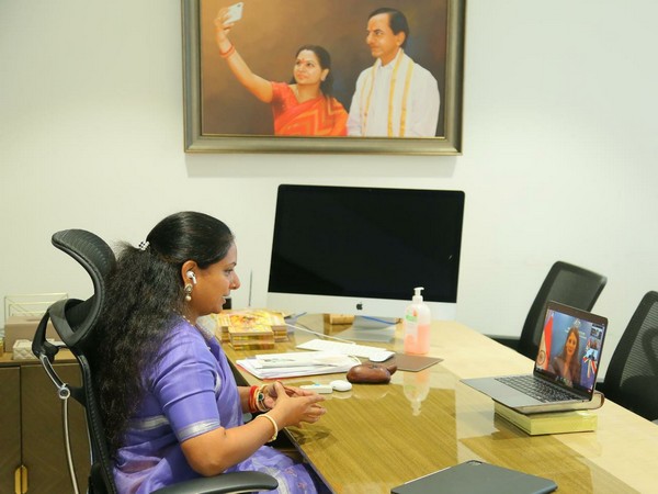 TSR Member of Legislative Council, Kalvakuntla Kavitha met virtually with Sarah Kirlew, the Australian Consul-General in Chennai