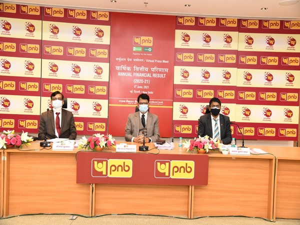 Visuals from PNB's press conference in Delhi (Photo/ANI)