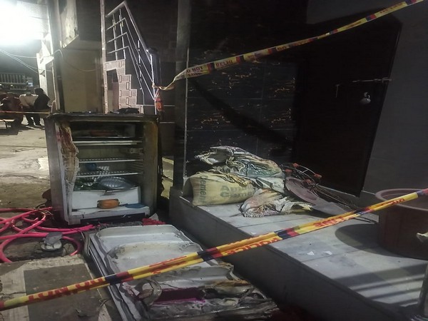 A visual from the house in Mangolpuri where the incident took place (Photo/ANI)