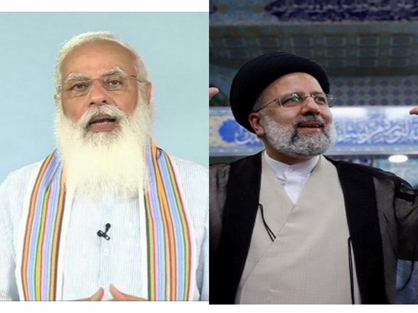 Prime Minister Narendra Modi and Iran's President-elect Ebrahim Raisi