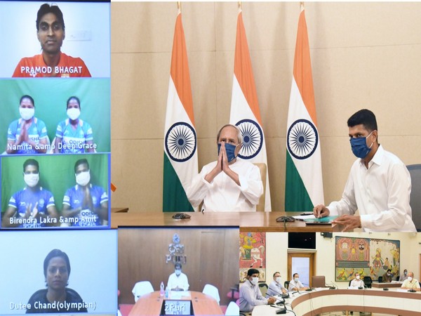 Odisha CM greets Indian Olympic athletes 