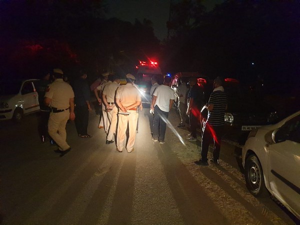 Delhi Police's Special Cell team at the location of the shoot out (Photo/ANI)