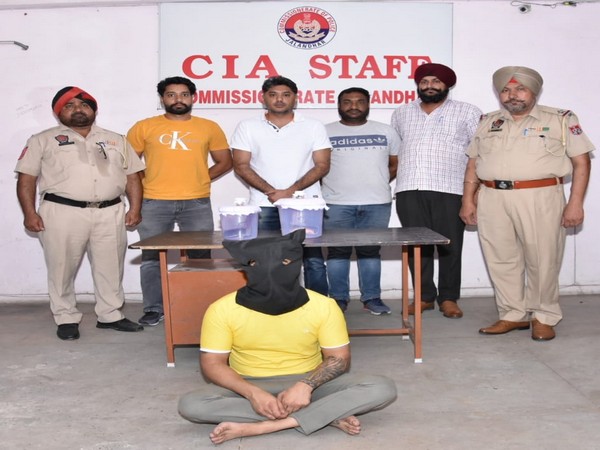 Commissionerate Police of Jalandhar apprehended the accused (Photo/ANI)