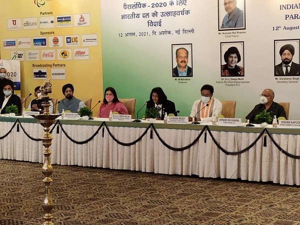 Send-off ceremony organised by Paralympic Committee of India