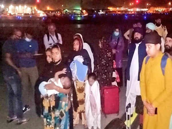 Visual of evacuees who boarded the IAF aircraft.