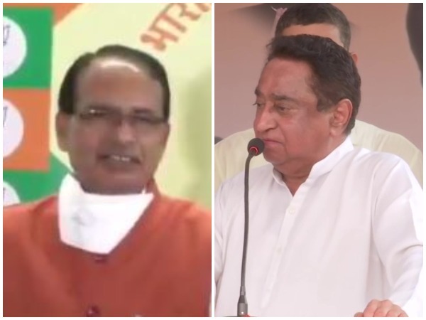 MP CM Shivraj Singh Chouhan and former CM Kamal Nath.