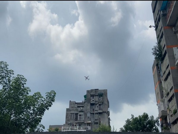 Visuals of the buildings in Vasant Kunj, New Delhi. (Photo/ANI)