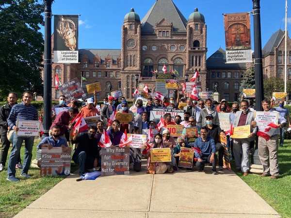 Protest held in Canada against University Of Toronto over anti-Hindu