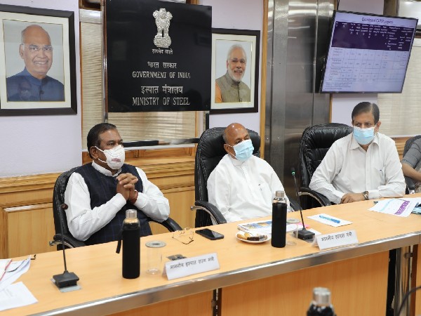 Visual of meeting chaired by Union Minister Ram Chandra Prasad Singh (Photo/PIB)