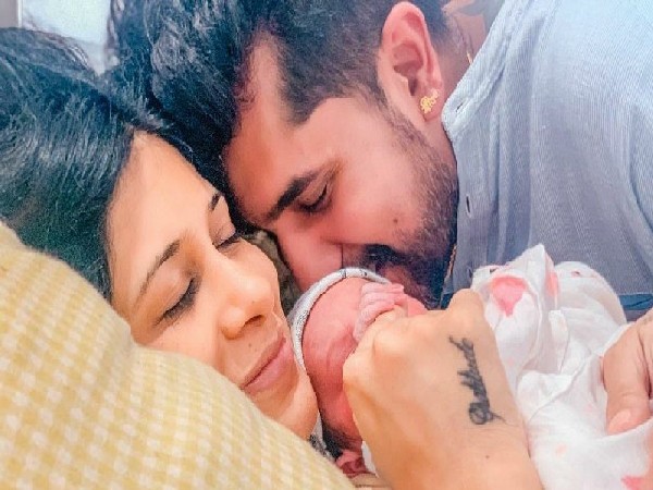 Kishwer Merchant and Suyyash Rai with their son (Image source: Instagram)