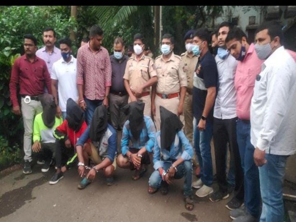 Police with the five accused (Photo/ANI)