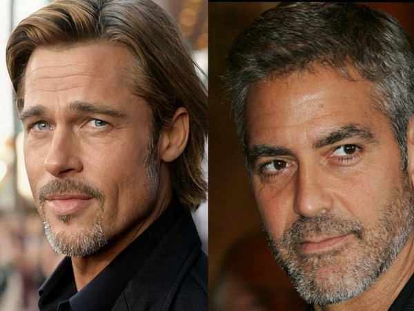 Brad Pitt and George Clooney (Image source: Instagram)