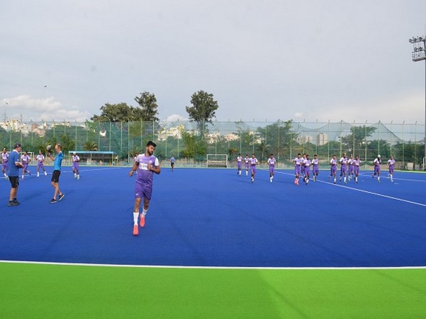 Indian hockey team trains in Bengaluru (Image: SAI Bangalore)