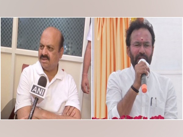 Karnataka CM Basavaraj Bommai (L) and Union Minister G Kishan Reddy (File Photo)