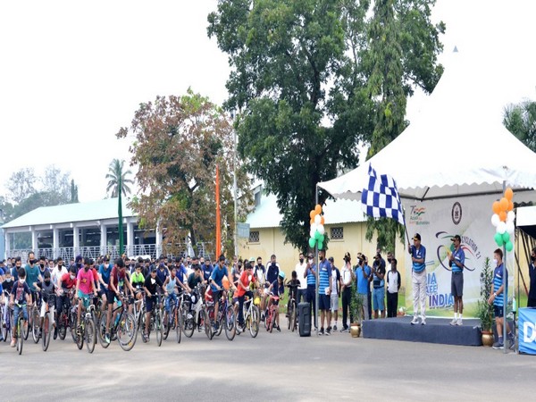 INS Garuda held Cyclathon in Kochi on Sunday.