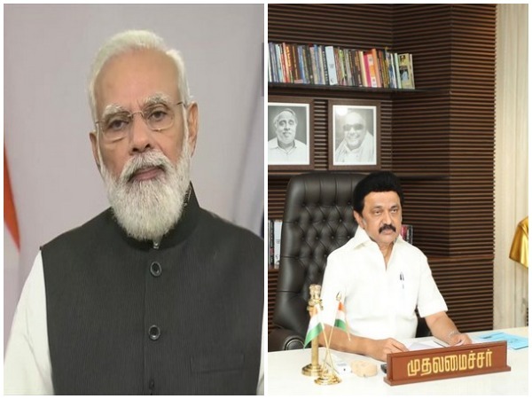Prime Minister Narendra Modi (L) and Tamil Nadu Chief Minister MK Stalin (R) (File Photo)