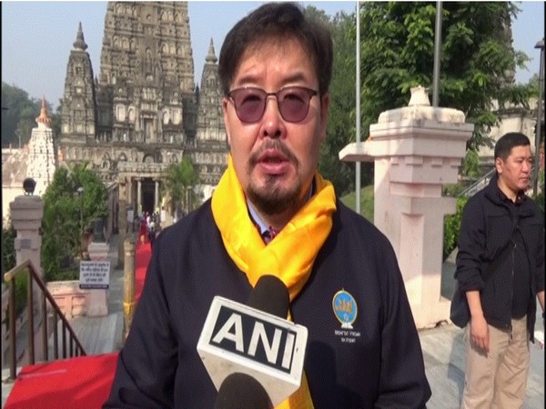 Gombojav Zandanshatar, Chairman of the State Great Hural of Mongolia speaking to ANI