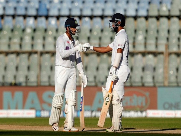 Mayank Agarwal and Cheteshwar Pujara (Photo: Twitter/BCCI)