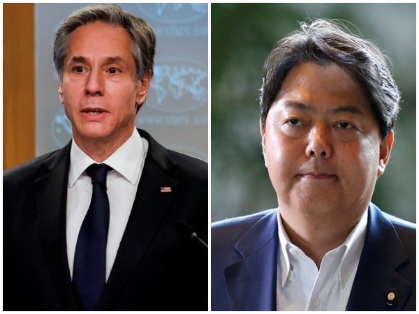 Japanese Foreign Minister Yoshimasa Hayashi met with US Secretary of State Antony Blinken (File Photo)