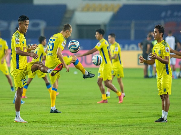 Kerala Blasters players during training (Image: ISL)