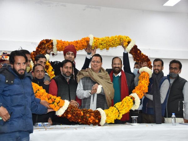 Uttarakhand Chief Minister Pushkar Singh Dhami (Photo:ANI)