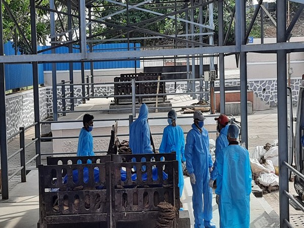 The team has performed cremation and burial of over 1000 people so far. (Photo/ANI)