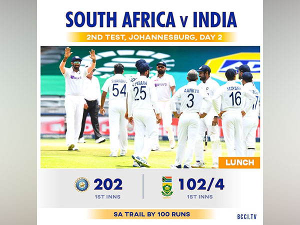 Indian team celebrating after the fall of South African wicket (Image: BCCI)