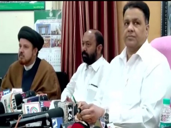 Telangana State Waqf Board chairman Mohammed Saleem (at Right side) (File Photo)