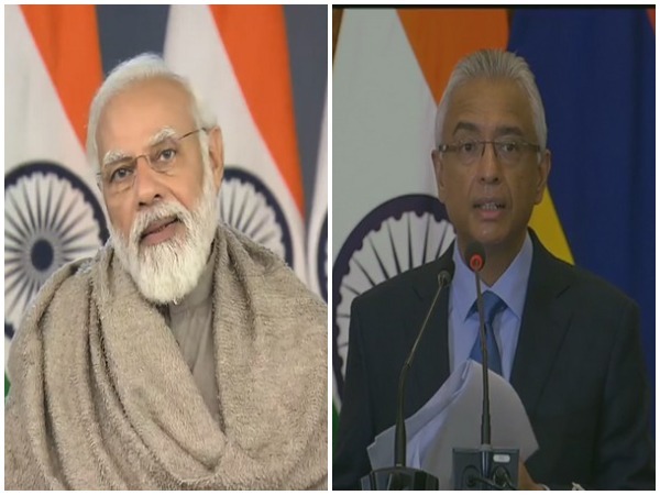 PM Modi and Mauritius PM Pravind Kumar Jugnauth