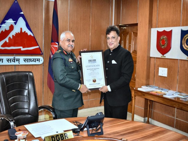 Lt Gen Rajeev Chaudhry, Director General of Border Roads Organisation (Photo:ANI)