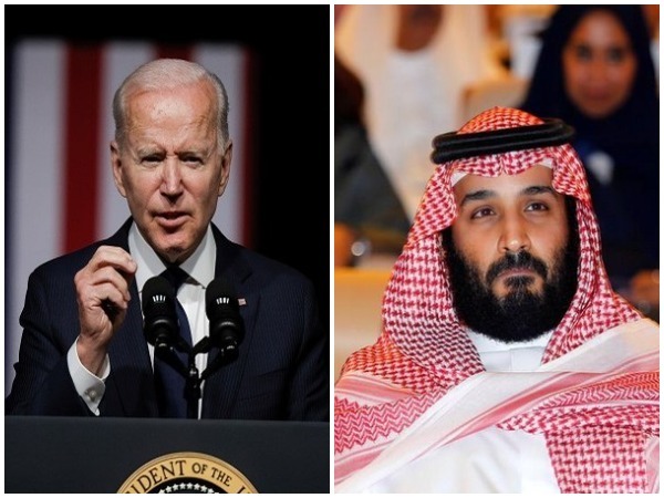 US President Joe Biden (L) and King Salman bin Abdulaziz al-Saud of Saudi Arabia