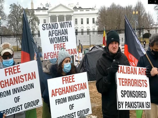 Afghan activists in US protest 'Pakistan-sponsored Taliban'
