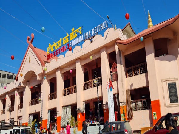 Visual of Ima Market, Imphal