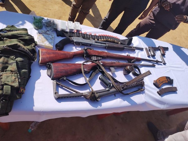 Deposited arms of DNLA cadets