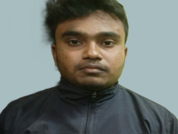 The arrested person in Assam. (Photo/ANI)