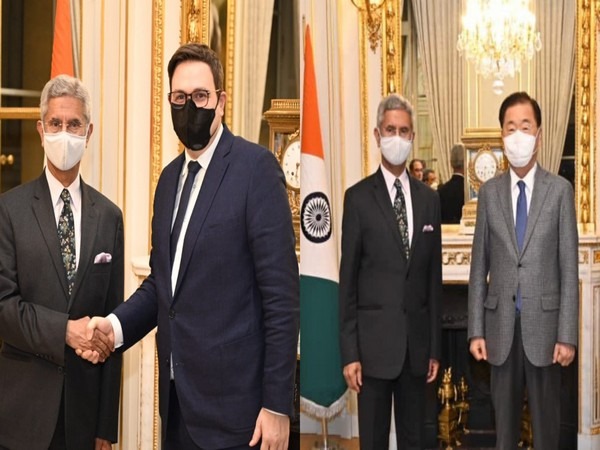 Jaishankar meets Foreign Ministers of Czech Republic, South Korea during France visit (Twitter: Jaishankar)