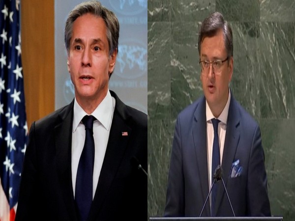 US Secretary of State Antony Blinken and Ukrainian Foreign Minister Dmytro Kuleba