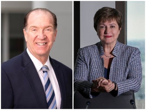 World Bank Group President David Malpass and IMF Managing Director Kristalina Georgieva