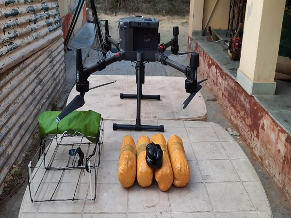 Quadcopter shot down by BSF in Ferozpur sector (Photo/ANI)