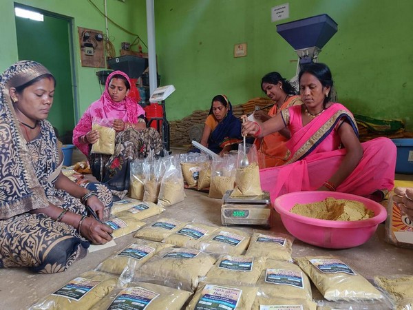 Rajnandgaon's women entrepreneurs (Photo/ANI)
