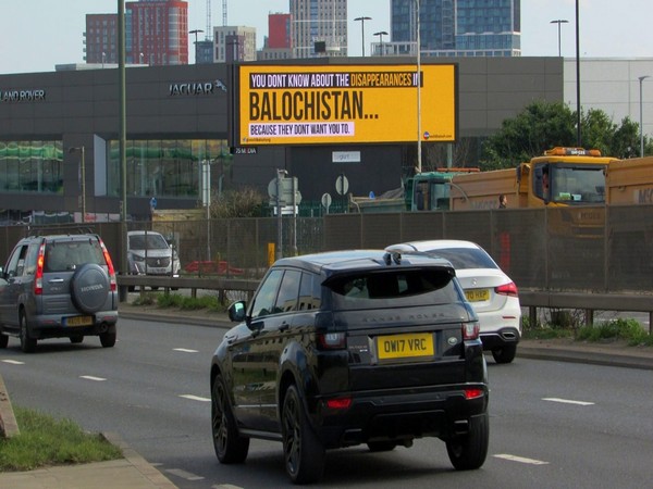 Billboards go up in London highlighting cases of Enforced Disappearances in Pakistan's Balochistan 