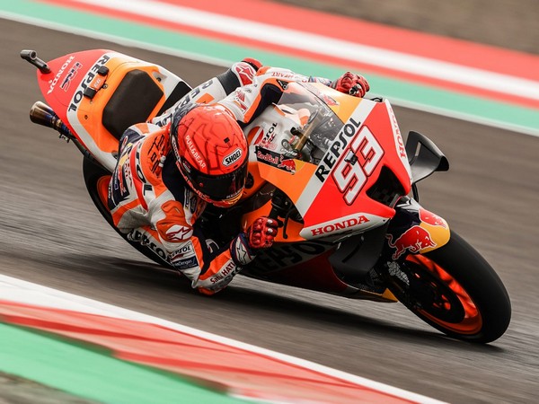 Honda Team rider Marc Marquez in action in Indonesia (Image: Honda Team)