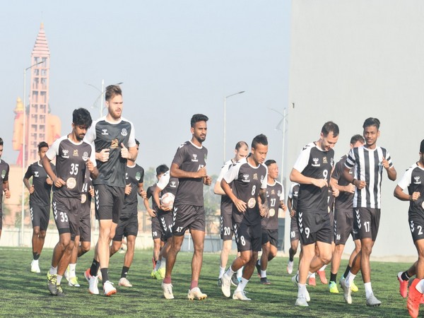  Mohammedan SC during practice session (Image: AIFF Media) 