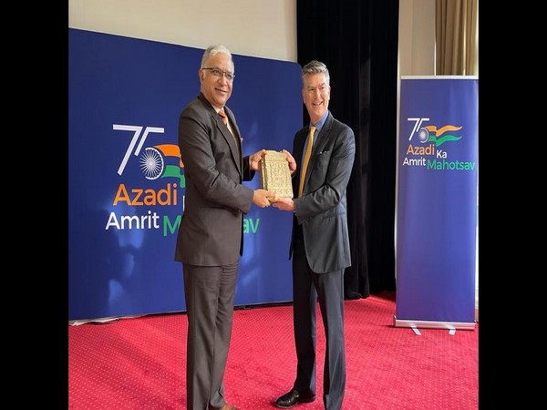 Third-century sculpture formally handed over to India's Ambassador to Belgium Santosh Jha