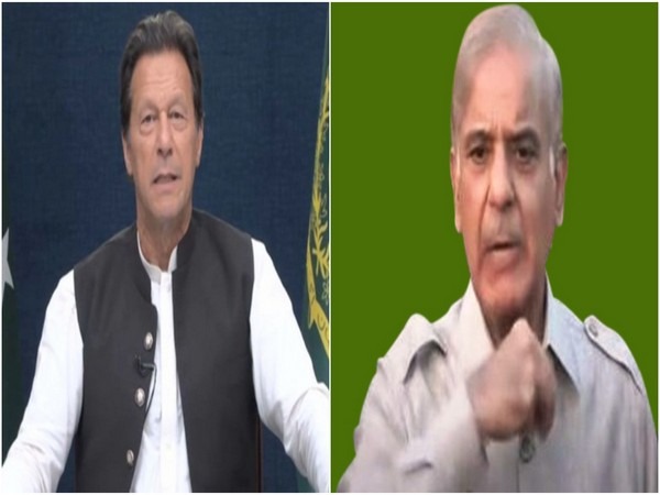 Pakistan Prime Minister Imran Khan and PML-N President Shehbaz Sharif.