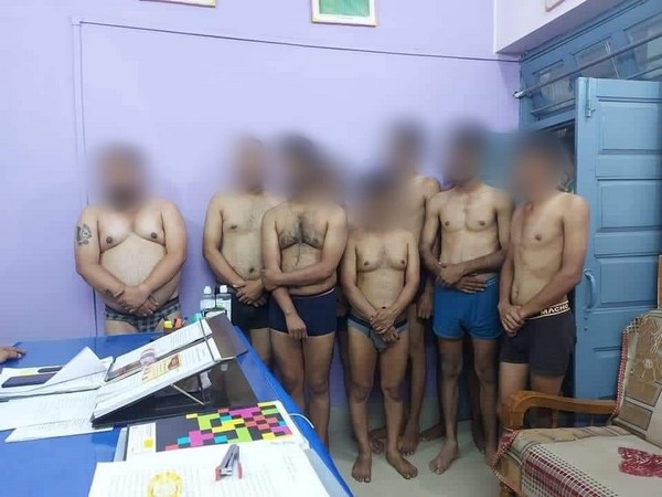 Viral picture of men stripped half-naked in Madhya Pradesh's Sidhi