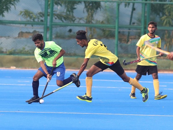 Players in action during Hockey India Senior Men National Championship 2022 (Image: HI)