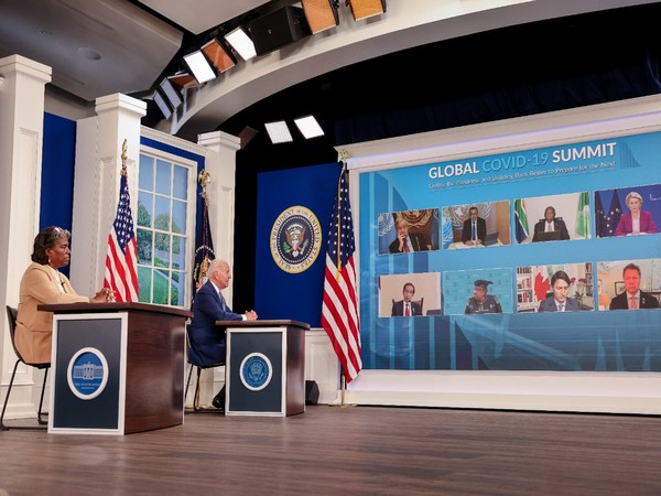 US President Joe Biden participate in a virtual coronavirus disease (COVID-19) Summit in Washington on September 22, 2021 (Photo Credit: Reuters)