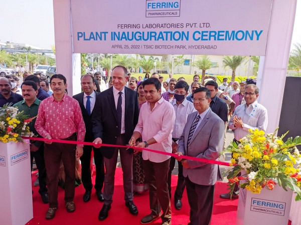 KTR inaugurates Ferring Pharmaceuticals facility in Hyderabad (Photo:ANI)